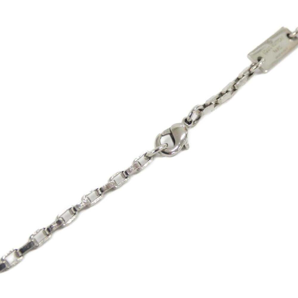 LOUIS VUITTON Silver Damier Necklace - Picture 4 of 5